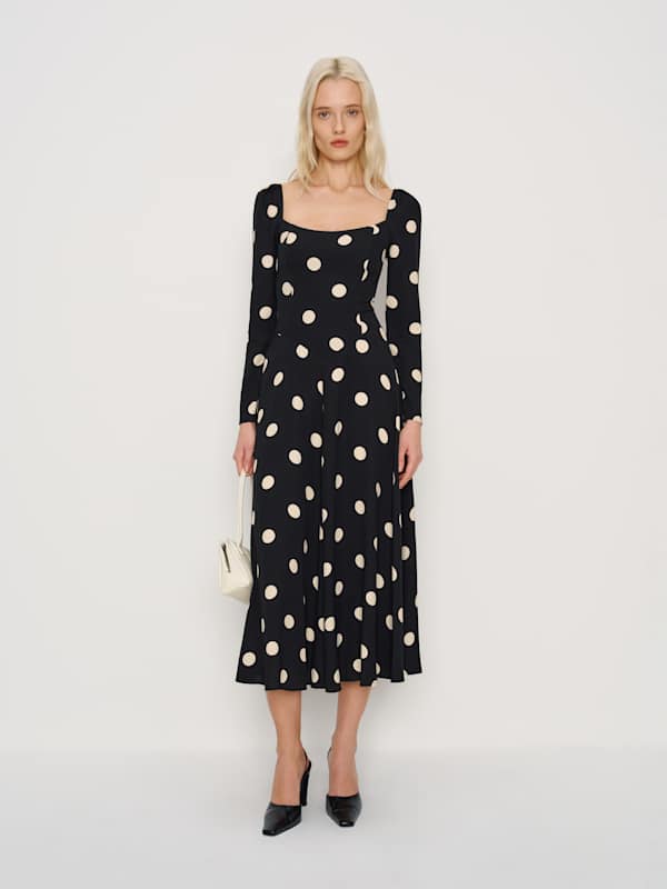 Rinna Dress - Moon Dot